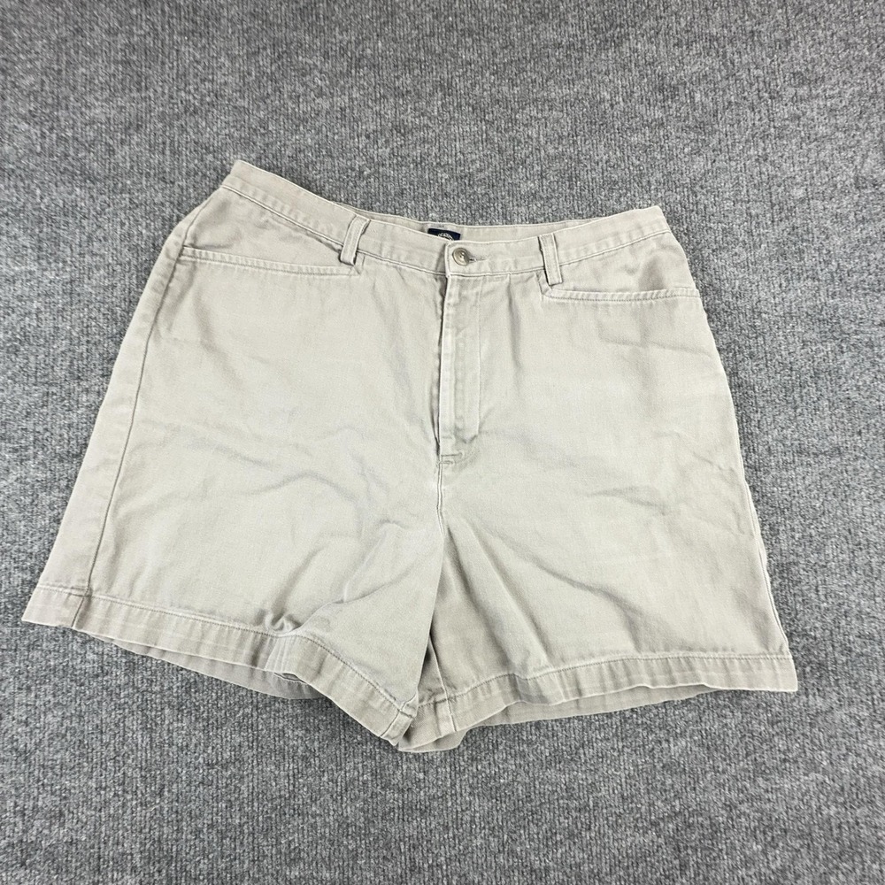 Dockers Shorts Mens 40 Beige Top Pocket Khakis 12 Inseam Cotton Chino Casual
